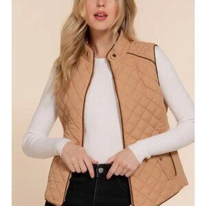 Rib Quilted Vest